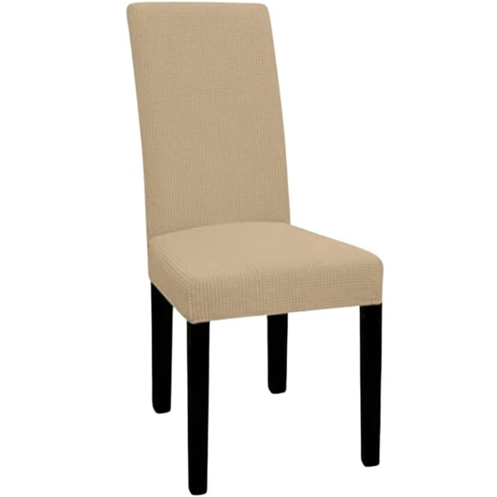 GOMINIMO 6pcs Dining Chair Slipcovers/ Protective Covers (Camel)