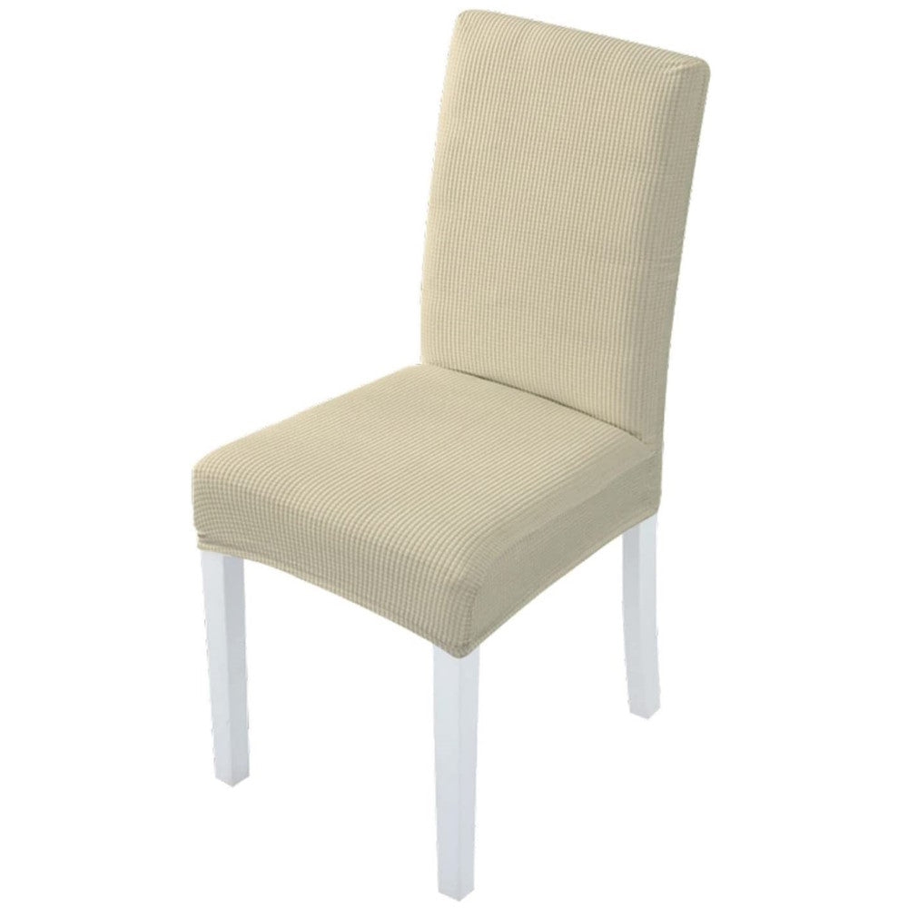 GOMINIMO 6pcs Dining Chair Slipcovers/ Protective Covers (Ivory)