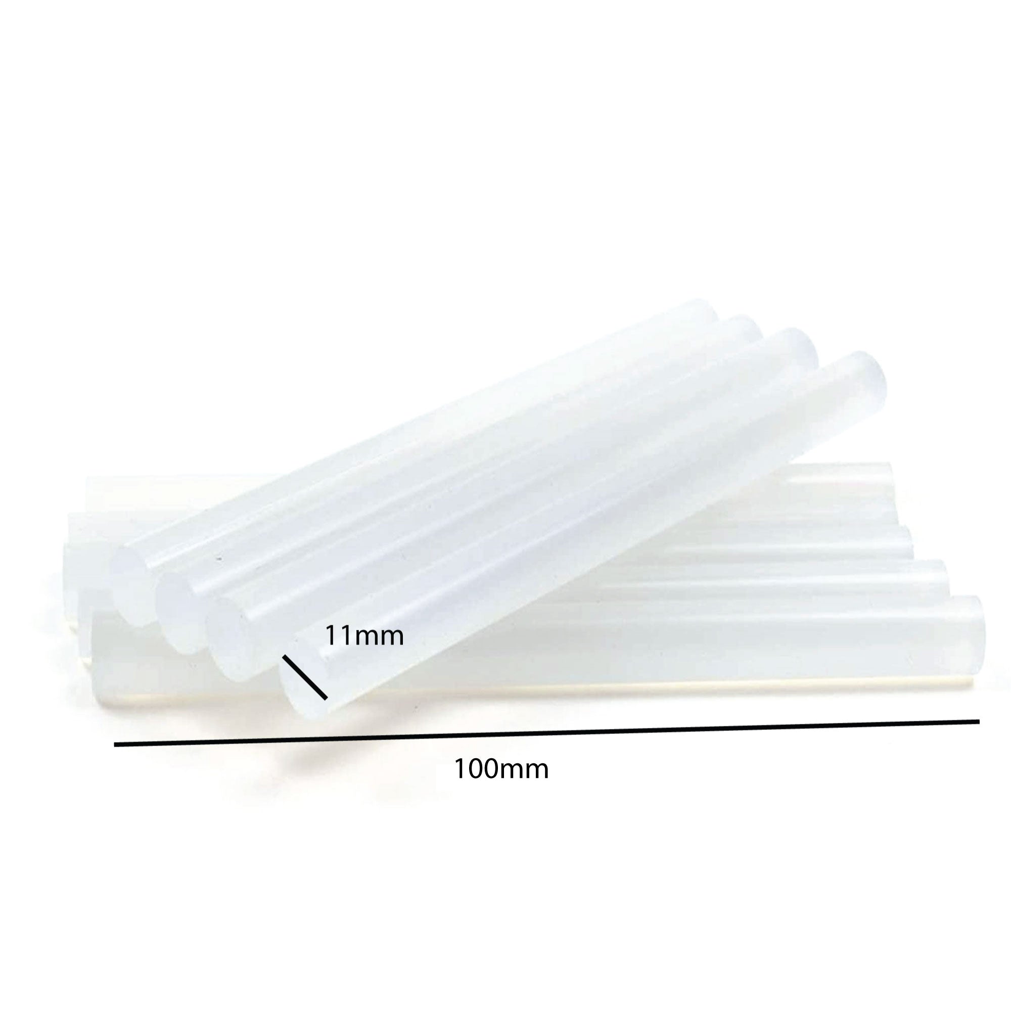 10x Hot Melt Glue Sticks 100mmx11mm Clear 10w Gun Craft Stick Adhesive