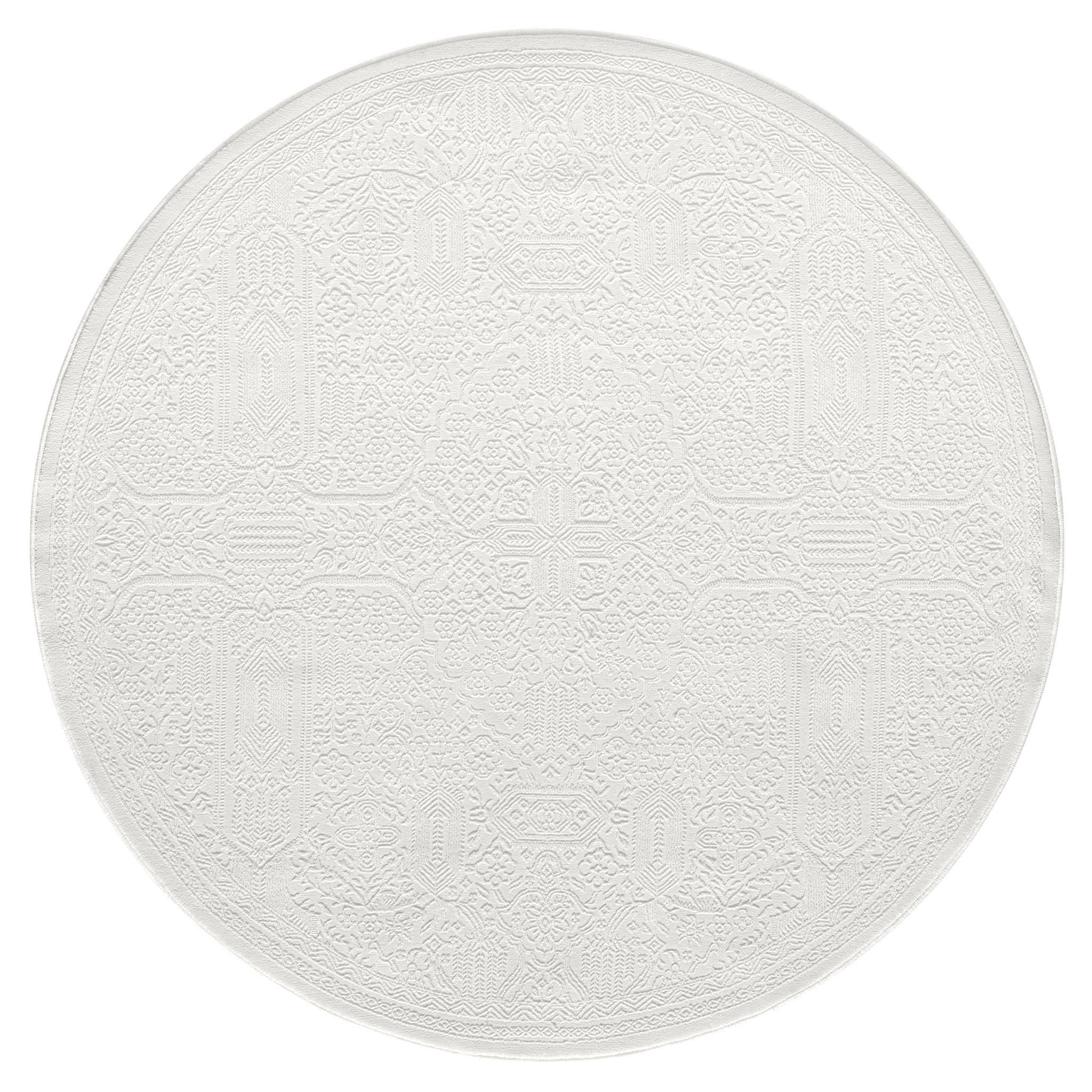 Grande Jacquard Rug - Ivory - 120x170