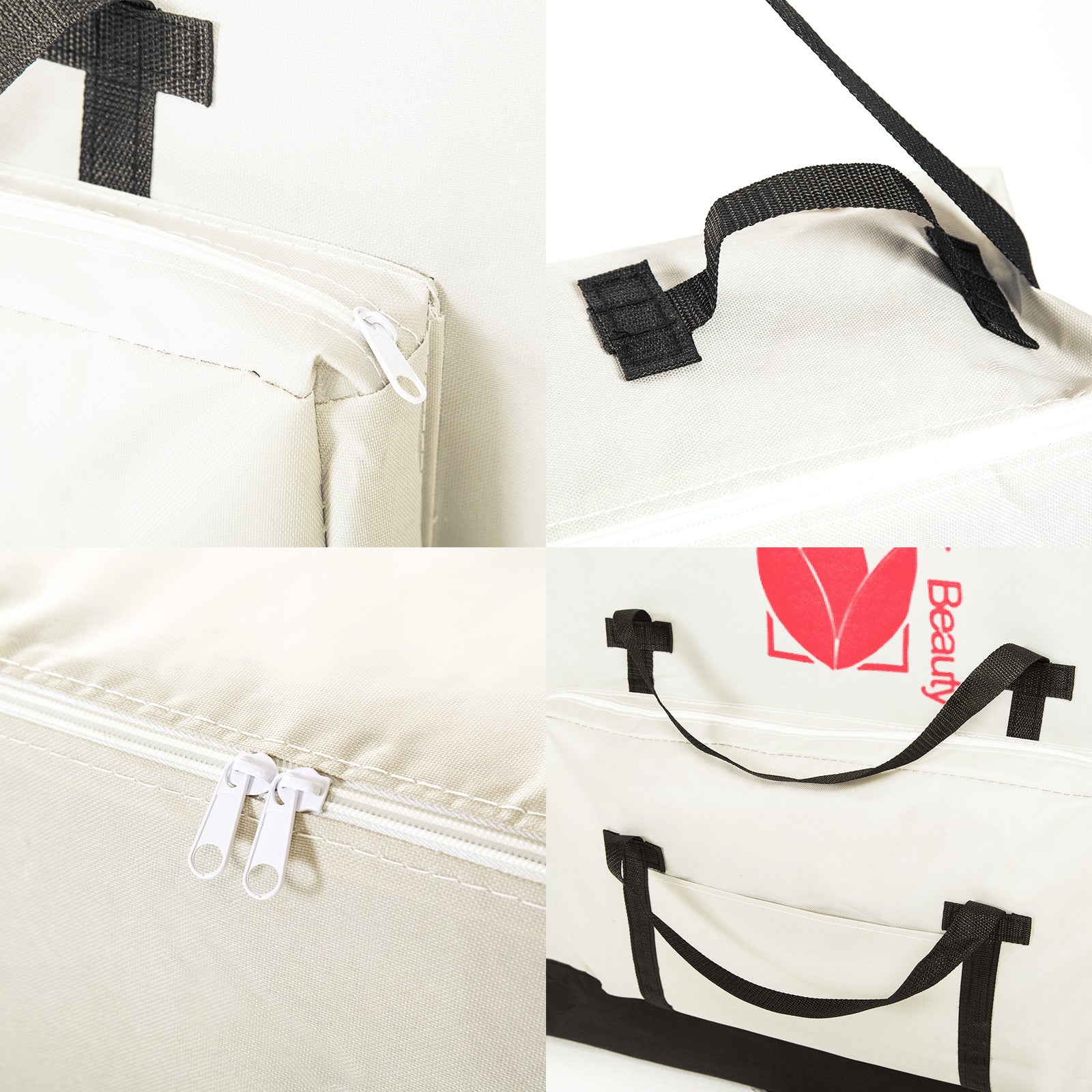 Massage Table Bed Portable Delux Wheeled Carry Bag 70cm WHITE