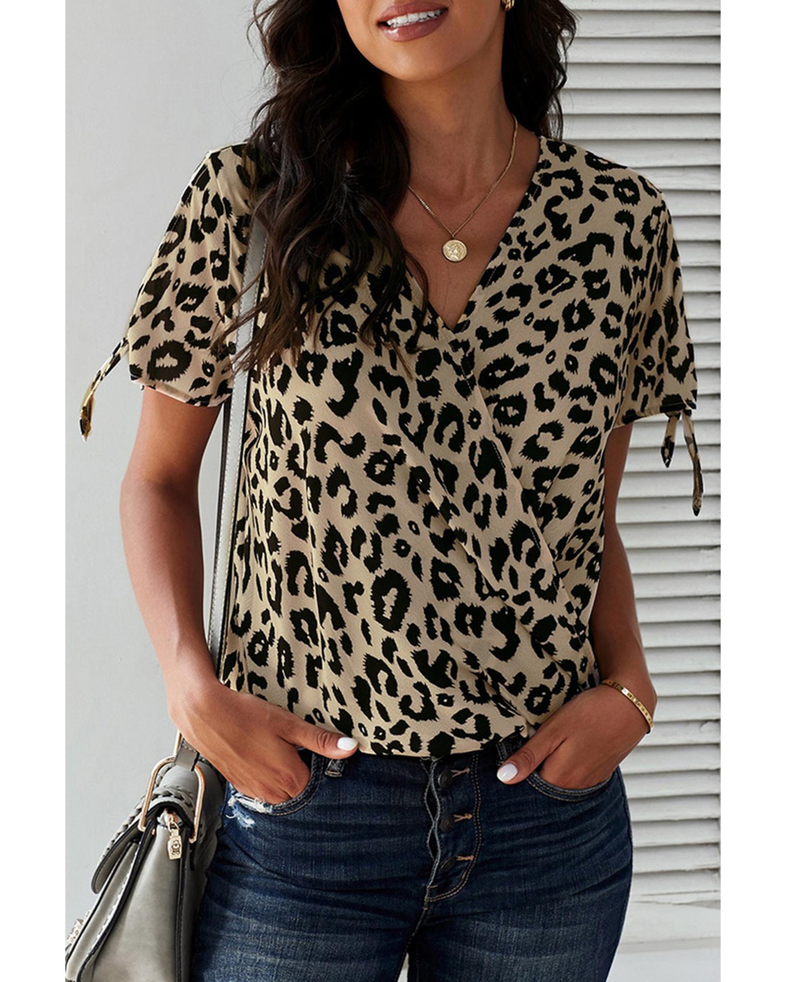 Azura Exchange V Neck Twist Top - M