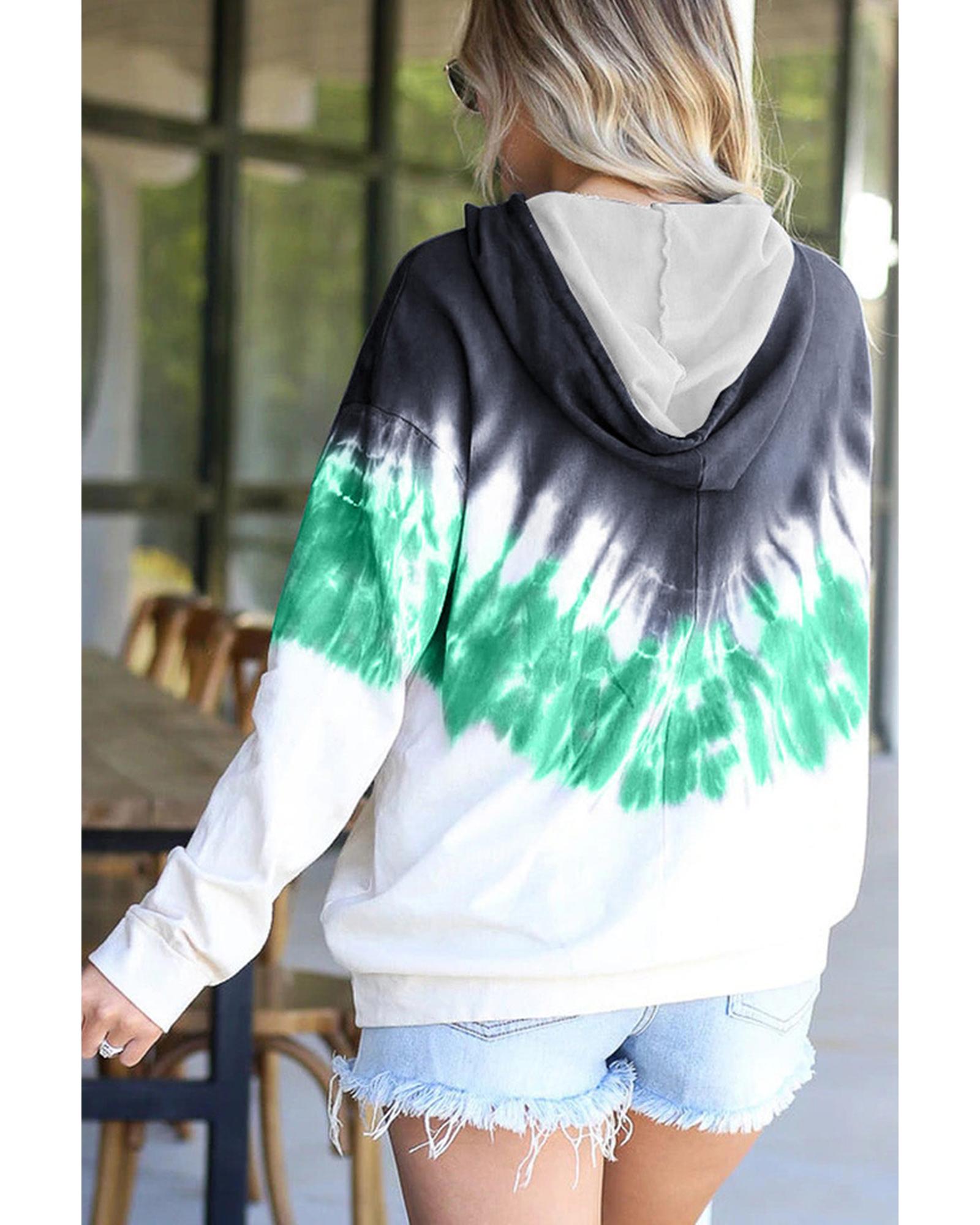 Azura Exchange Tie-dye Hoodie - L