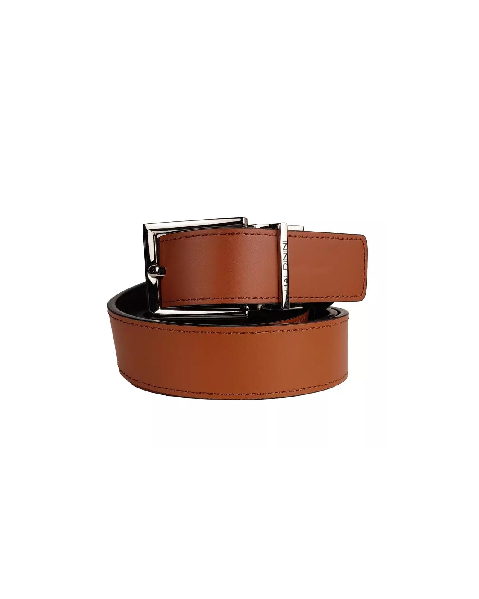 Baldinini Double-Face Reversible Calfskin Belt 90 cm Men