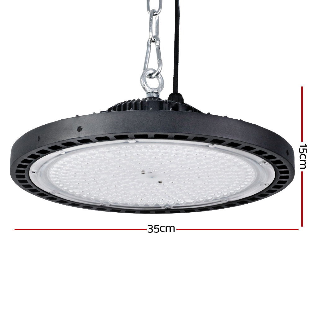 Leier LED High Bay Lights 200W UFO Industrial Workshop Warehouse Factory Lamp