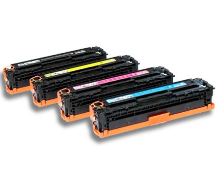 Compatible Premium Toner Cartridges CE310/1/2/3  126a Toner Set of 4 - Bk/C/M/Y - Save! - for use in HP Printers