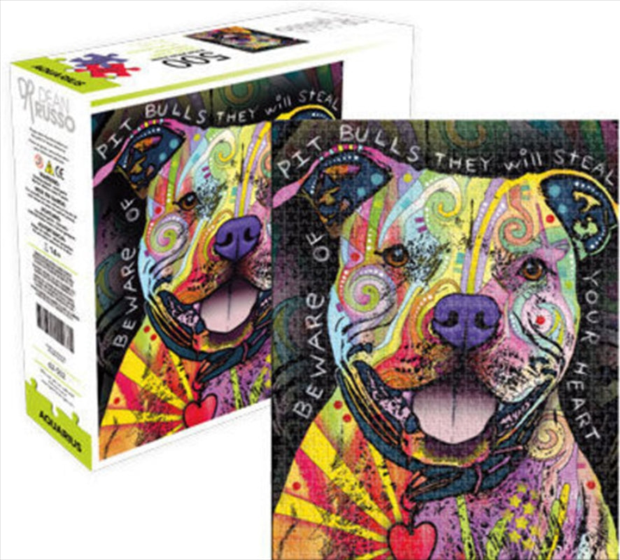 Dean Russo ? Pit Bull 500 Piece Aquarius Select Puzzle