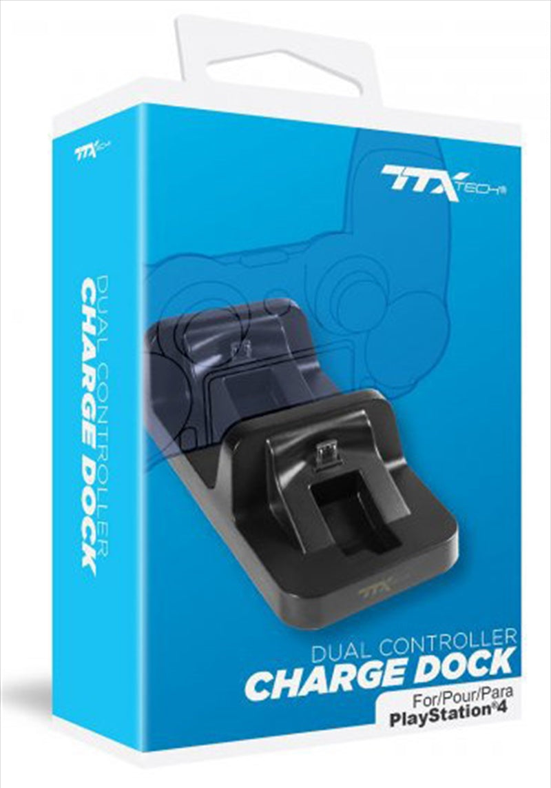 PS4 TTX Tech Dual Controller Dual Dock