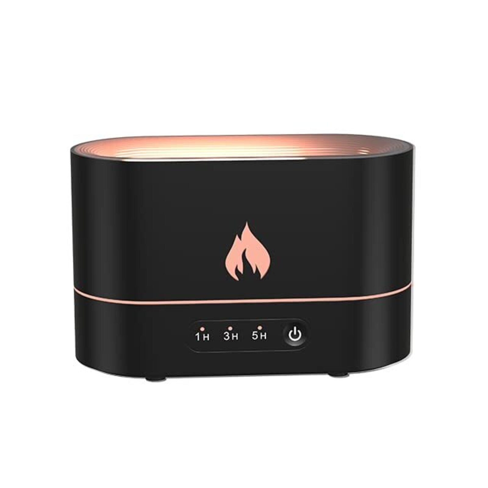 GOMINIMO Flame Humidifier Fire 250ml Black GO-AD-105-HGJ