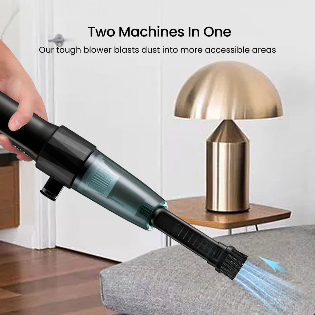 Miraklass 45000RPM 2 in 1 Cordless Air Duster Vacuum 6000mAh 75W Type-C