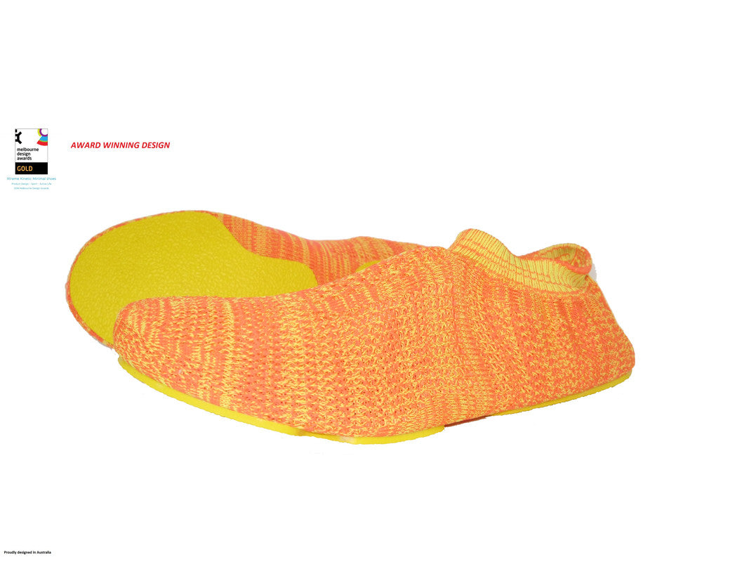 Minimal training shoes yellow/orange