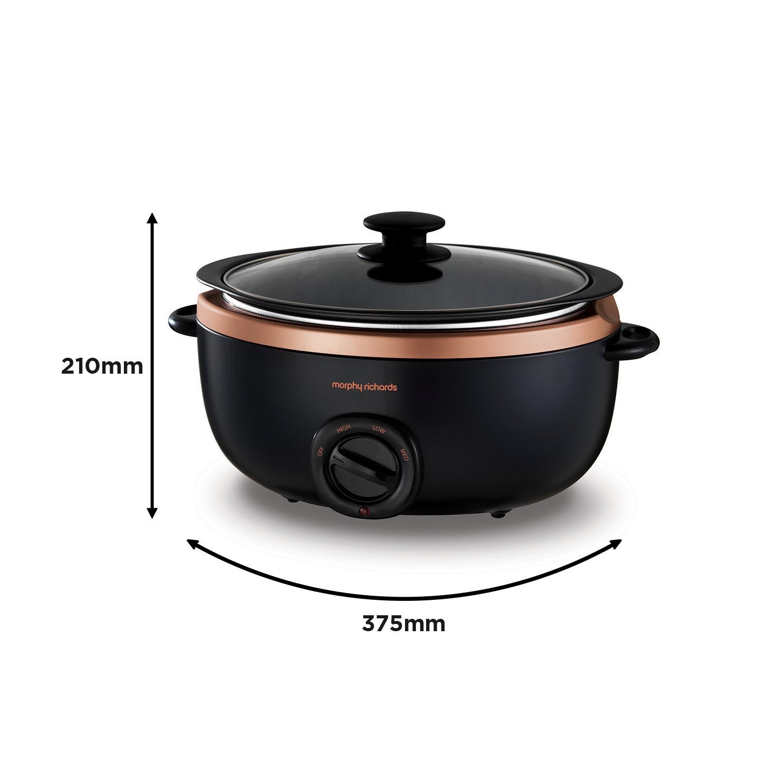 Morphy Richards 3.5l Sear & Stew Slow Cooker - Rose Gold