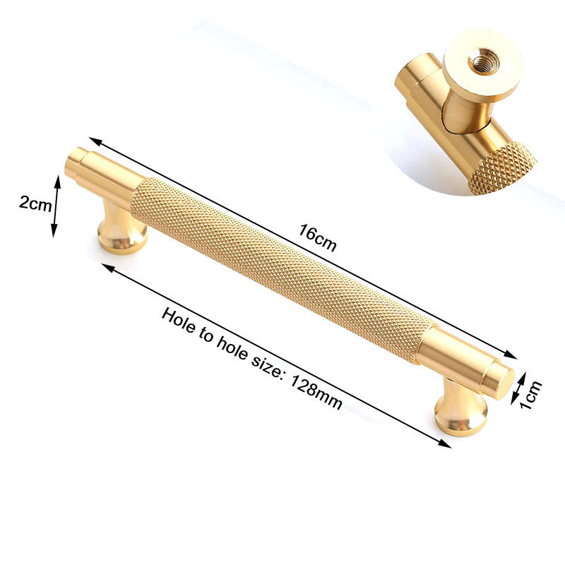 Gold Furniture Door Kitchen Cabinet Handle Handles Pull Pulls Cupboard 128mm