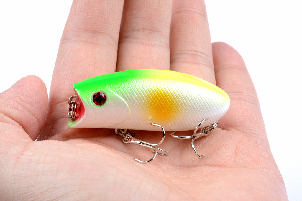 8X 6cm Popper Poppers Fishing Lure Lures Surface Tackle Fresh Saltwater