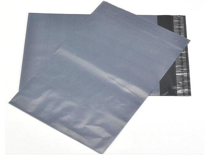 50 Pack - 600x450 mm LARGE GREY PLASTIC MAILING SATCHEL COURIER BAG SHIPPING POLY POSTAGE POST SELF SEAL