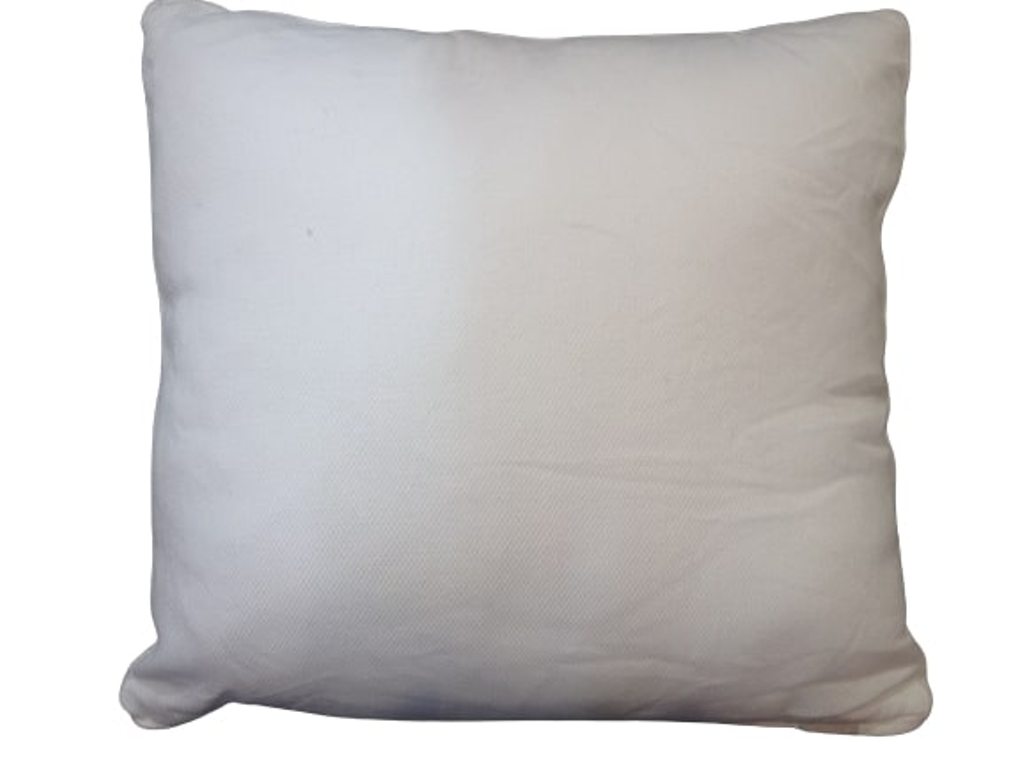 Classic White Large 56x56cm box sided cushion cover or chair pad cover