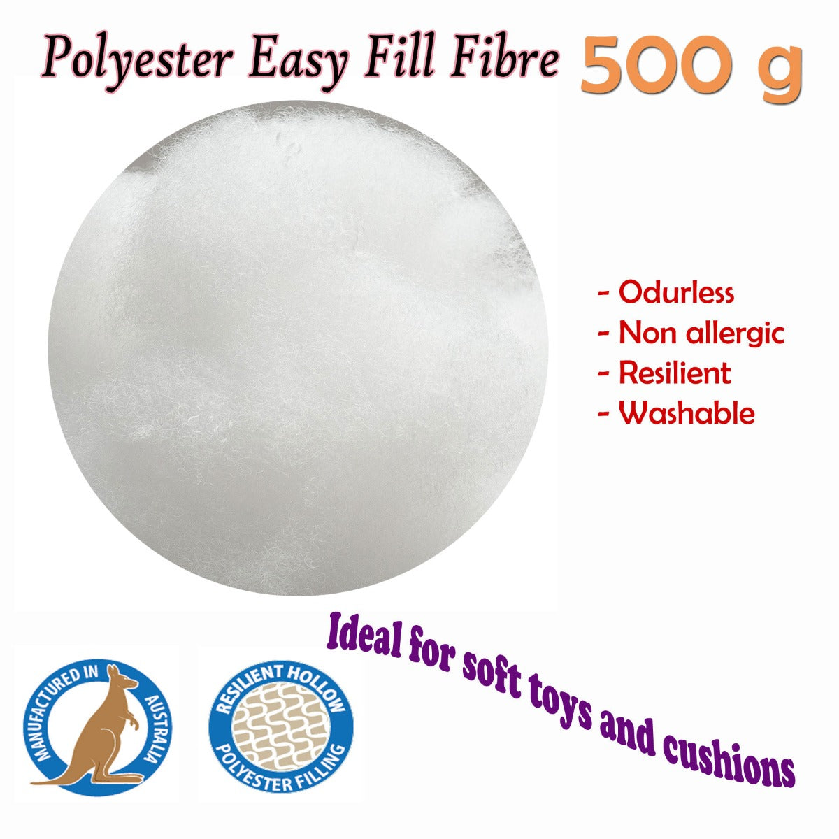 Easyrest Easy Fill Fibre 500 gram