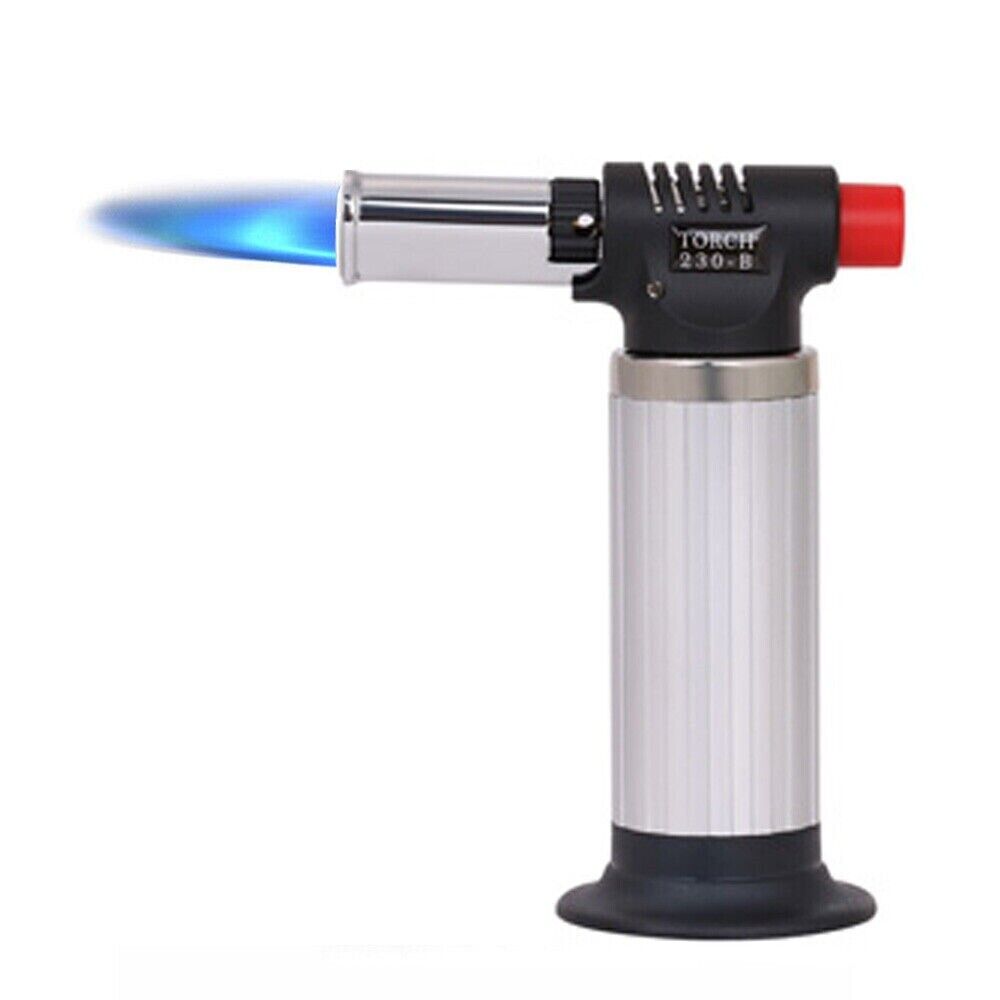 Butane Torch Gas Blow Jet Lighter Refillable Soldering Gun Flame Heat Food BBQ